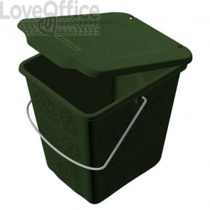 Cestino per rifiuti organici Rotho - Verde - F707758