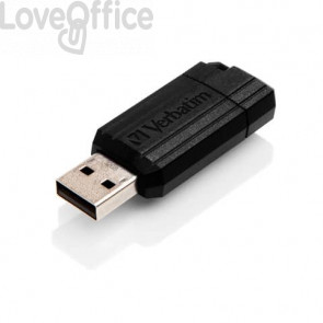 Chiavetta USB Store 'n' Go Pinstripe Verbatim - 32 GB - USB 2.0 flash drive - Nero - 49064