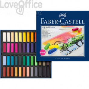 Creta Soft Pastel Creative Studio Faber Castell - Assortito - 128248 (conf.48)