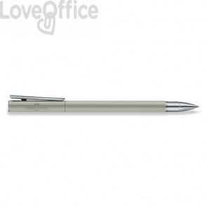 Penna roller Faber-Castell Neo Slim - M - tratto 0,6 mm - metallo satinato 342104