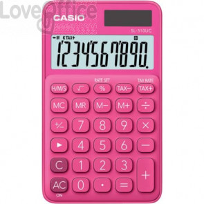 Calcolatrice tascabile SL-310UC a 10 cifre Casio - Rosso - SL-310UC RD
