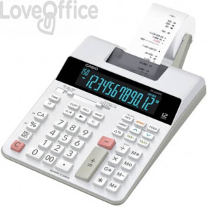 Calcolatrice scrivente FR-2650RC a 12 cifre Casio - Bianco - FR-2650RC