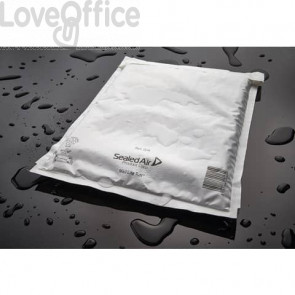 Buste imbottite in plastica bianche Mail Lite® Tuff Extreme D Sealed Air - 20x32 cm (conf.100)