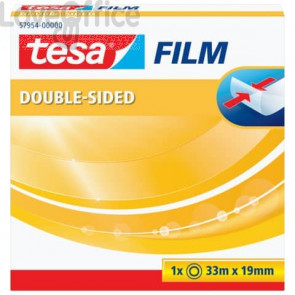 Nastro biadesivo Tesa tesafilm® 19mm x 33m in scatolina Trasparente 57954-00000-00
