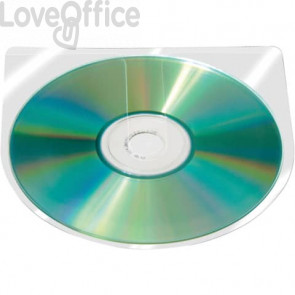Custodia per CD/DVD Q-Connect 100 pezzi Q-Connect 12,6x12,6 cm Trasparente - KF27031 (conf. 100)