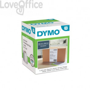 Etichette per Dymo LabelWriter - permanenti - 104x159 mm - Bianco - S0904980 (Rotolo da 220 etichette)