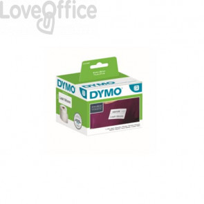 Etichette per Dymo LabelWriter - removibili - 89x41 mm - Bianco - S0722560 (Rotolo da 300 etichette)