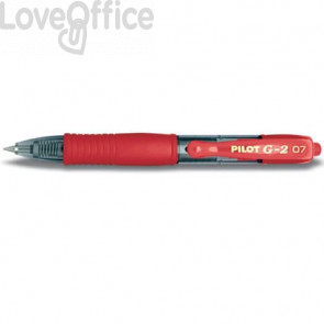 Penna a sfera a scatto Pixie Pilot - Rosso - 0,7 mm - 001412