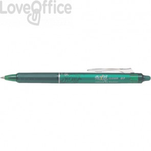 Penna a sfera a scatto Frixion Clicker Pilot - Verde - 0,7 mm