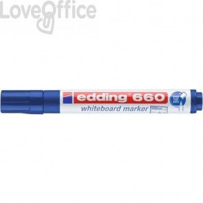 Pennarelli per lavagne bianche Edding 660 - Blu - 1,5-3 mm (conf.10)