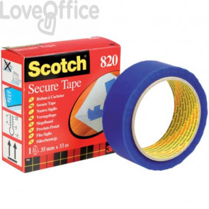 Nastro Scotch® Secure Tape - 35 mm x 33 m - Blu - 820-49300