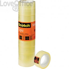 Nastro nastro adesivo Trasparente Scotch® 508 - 15 mm x 10 m (conf.10)