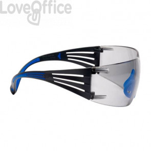 Occhiali di protezione 3M Blu/Grigio SF407SGAF- Blu