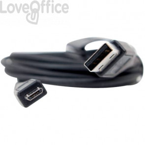 Cavo di collegamento Media Range USB 2.0 A/Micro USB B Nero MRCS138