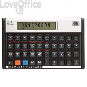 Calcolatrice finanziaria HP 12C Platinum - HP-12C PLAT/UUZ