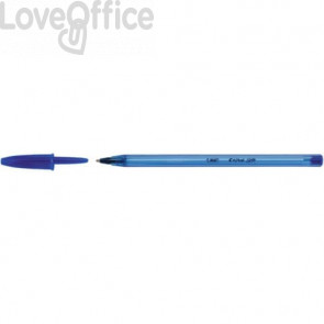 Penne a sfera Cristal Soft Easy Glide Bic - Blu - 1,2 mm (conf.50)