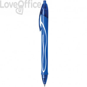 Penna Gel-ocity Quick Dry Bic - punta 0,7 mm - Blu