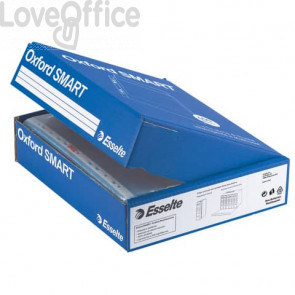 Buste a perforazione universale Esselte Office - lucide - 4 pack x 100 - 22x30 cm (conf.400)