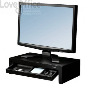 Supporto FELLOWES Monitor Designer Suites plastica Nero altezza regolabile 11/13/15cm - 8038101