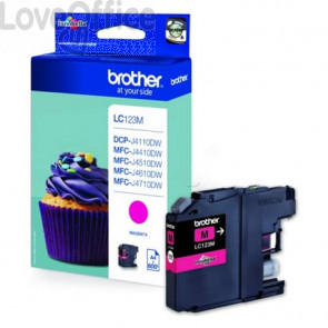 Cartuccia Ink-jet LC-123 Brother Magenta LC-123M