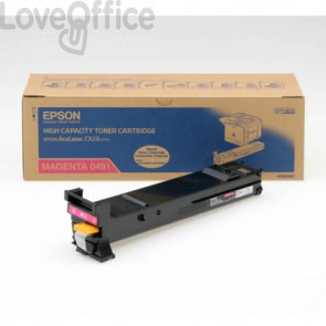 Originale Epson C13S050491 Toner alta capacità ACUBRITE 0491 Magenta
