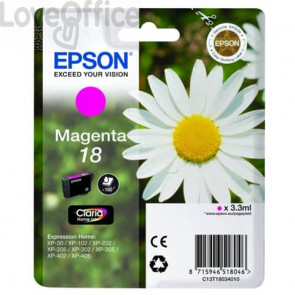 Originale Epson C13T18034010 Cartuccia Ink-jet 18/MARGHERITA Magenta