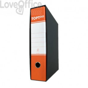Registratori protocollo TOPToo con custodia Dorso 8 cm Arancio 23x33 cm (conf.6)