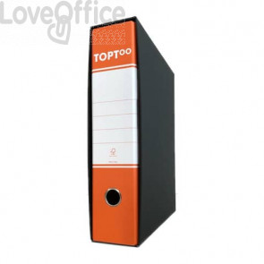 Registratori commerciali TOPToo con custodia Dorso 8 cm Arancio 23x30 cm (conf.6)