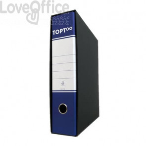 Registratori commerciali TOPToo con custodia Dorso 8 cm Blu 23x30 cm (conf.6)