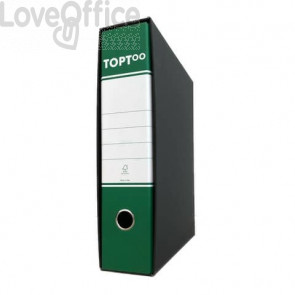 Registratori commerciali TOPToo con custodia Dorso 8 cm Verde 23x30 cm (conf.6)