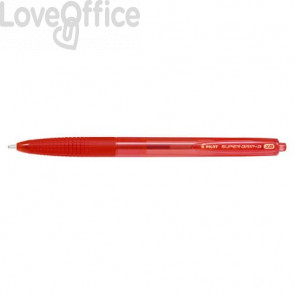 Penna a sfera a scatto Super Grip G punta XB - Tratto 0,35 mm - Rosso 1732