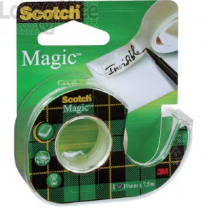 Nastro adesivo Trasparente Scotch Magic™ - 19 mm x 7,5 m - in minichiocciola Trasparente 7100086322