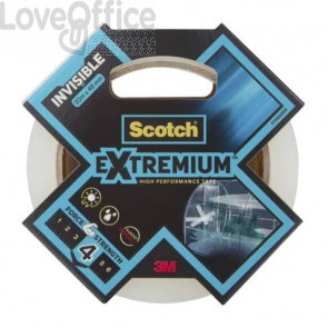 Nastro adesivo extra resistente Scotch® Extremium Invisible - 48 mm x 20 m - Trasparente - 41024820INV