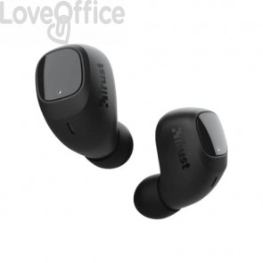 Cuffie Bluetooth 5.0 Trust In-Ear Nika Compact - microfono Integrato nero