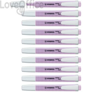 Evidenziatori Stabilo Swing® Cool Pastel 1-4 mm - glicine (conf.10)