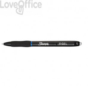 Penna gel a scatto Sharpie S-Gel - punta media 0,7 mm - blu