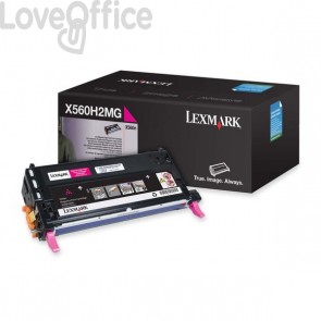Originale Lexmark X560H2MG Toner alta resa Magenta
