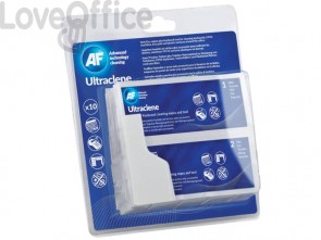 Salviette umide/asciutte AF International Ultraclene - AULT010 (Confez. da 10 salviette doppie)