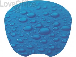 Tappetino mouse Q-Connect 21,2x17,2 cm Design Raindrop KF04559