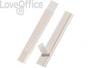 Portaetichette adesivi DURABLE SCANFIX 30 polipropilene Trasparente 3x20 cm - Inserto in cartoncino incluso (conf.5)