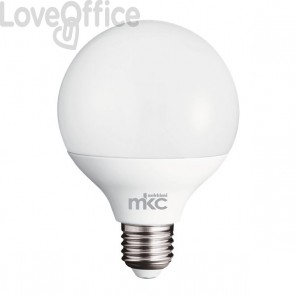 Lampadina LED a Globo MKC E27 1100 lumen Bianco - luce calda 499048042