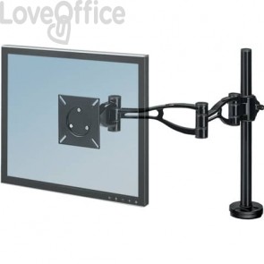 Braccio Monitor Singolo per regolare monitor LCD/TFT Fellowes nero max 32" 8041601
