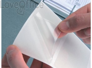 Etichette adesive permanenti trasparenti Q-Connect A5 - KF27052 (conf.10)