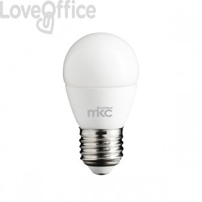 Lampadina LED Minisfera MKC E27 430 lumen Bianco - luce calda 499048009