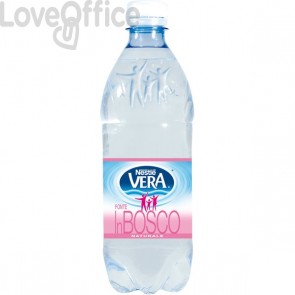 Bottiglie acqua minerale naturale mezzo litro Nestlé Vera in bosco (conf.6)