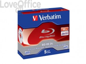 Blu-Ray BD-RE DL Verbatim 50 GB - 43760 (conf.5)