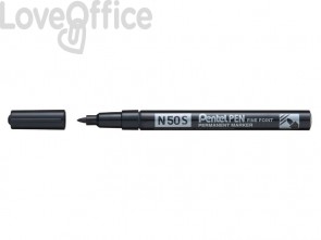 Pennarello indelebile Pentel Pen N50S punta conica 3.8 mm nero N50S-A