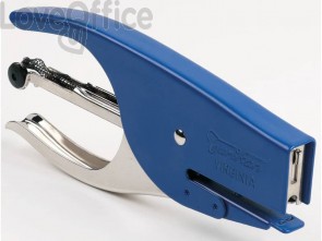 Cucitrice manuale a pinza Turikan VIRGINIA passo 6 mm blu punto chiuso 