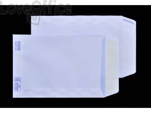 Buste a sacco bianche autoad. removibili Pigna Envelopes Competitor strip 100 g/m² 160x230 mm - 0029516 (conf. 500 pezzi)