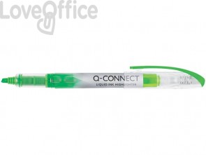 Evidenziatori a penna Q-Connect 1-4 mm verde KF00396 (conf.12)